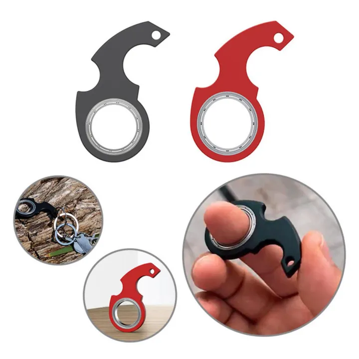 Fingertip rotation decompression key buckle handle rotator anti anxiety toy rotation key buckle decompression