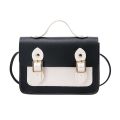 Designer PU Leather Women's Handbag Retro Lock Crossbody Bag Small Flap Tote.