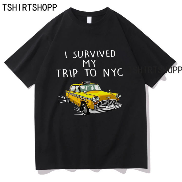 Tom%20Holland%20Same%20Style%20Tee%20Shirt%20I%20Survived%20My%20Trip%20To%20NYC%20Print%20Top%20Men%20Casual%20Cotton%20T%20Shirt%20Unisex%20Fashion%20Telekinesis%20Tshirt%20-%20Image%202