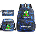 UNSPEAKABLE Schoolbag Fashion European and American Style Men's and Women's Student Backpack Casual Messenger Bag Cartoon Cute Backpack.