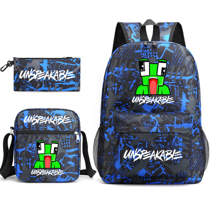 UNSPEAKABLE%20Schoolbag%20Fashion%20European%20and%20American%20Style%20Men's%20and%20Women's%20Student%20Backpack%20Casual%20Messenger%20Bag%20Cartoon%20Cute%20Backpack%20-%20Image%205