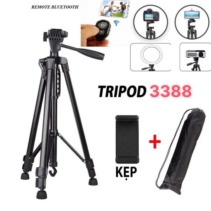 YUNTENG-3388 Professional Camera Tripod 6ft Height