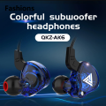 Fashions QKZ AK6 Bass Stereo Headset HiFi In Ear Headset Noise Cancelling Sport Running Headphones 3.5mm Plug Comfortable To Wear.