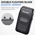 KEMEI-1102 Compact Rechargeable Lithium Ion Shaver Kit,Foil Professional Electric Shaver for Men. 