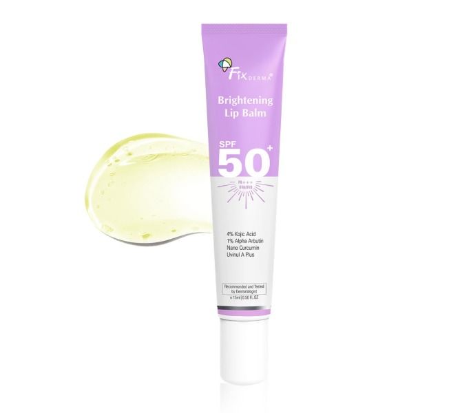 Fixderma%20Brightening%20Lip%20Balm%20With%20SPF%2050%20PA+++%20for%20Pigmented%20&%20Dry%20Lips%20%7C%204%25%20Kojic%20Acid,%202%25%20Alpha%20Arbutin%20%7C%20Moisturizes,%20Hydrates%20&%20Brightens%20Pigmented%20Lips%20%7C%20For%20Men%20&%20Women%20-%2015ml%20-%20Image%202