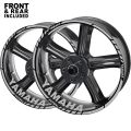 Reflective Motorcycle Yamaha Sticker Wheel Rim Decal Yzf R1 R3 R15 R1m R6 Mt07 Mt09 FZ6 Raptor R15 Wr450f Hp4 Wheel Stickers. 