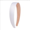 Simple Solid Color Satin Headbands for Women Wide Non-slip Headband Gilrs Colorful Comfortable DIY Hairband Hair Accessories.