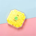 【WSJJ Store】3D Mini Speed Maze Magic Cube Learning Educational Toy Puzzle Labyrinth Rolling Ball Brain Learning Balance.