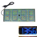 DIY Kit Clock Timer Blue Screen Display Kits Electronic Suite With Patch Remote Control 132pcs 5mm LEDs Display Timer ECL-132. 