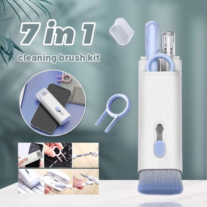7 in 1 touch screen cleaner brush Earbuds Earphone Cleaning Cleaning Tools Keyboard Cleaner Kit Airpod Screen Cleaner Pen kit