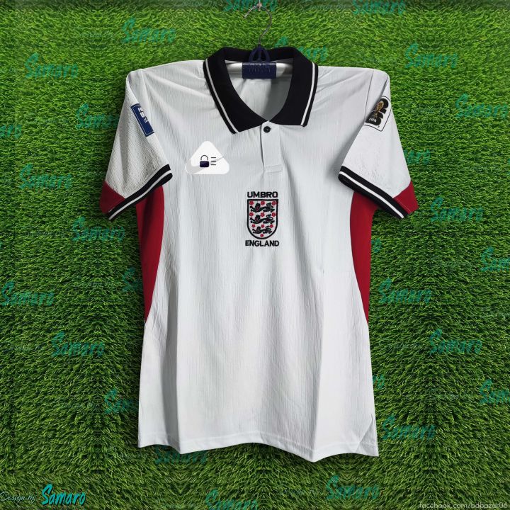 England World Cup Jersey 2026 Thai Premium Football Jersey For Men - Half Sleeve Collar Polo - England Jersey 2026
