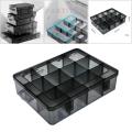 Box Organizer Container Multi-grids Hardware Box Storage for Screws Nuts and Bolts.