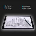A4 Ultra-Thin Portable LED Light Box White LED Artcraft Tracing Light Pad Light Box for Artists Designing, Animation, Sketching. 