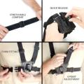 Gristel Chest Action Camera Mount Strap for Mobile Smartphone and Action Camera - Effortlessly Capture Your Vlogs and Adventures Chest Mount. 