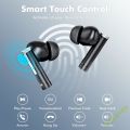 Wireless Earbuds Bluetooth Headphones 5.3 Bluetooth Earbuds with Noise Cancellation Mic LED Display 50H Battery IPX7 Waterproof. 