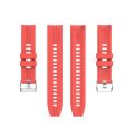 Watch Strap For Amazfit GTS 2e / GTS 2 20mm Silicone Watch Band with Silver Buckle.