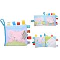 Soft Books Infant Cute Animal Pattern Cloth Books Baby Educational Cloth Book Cognition Toys. 