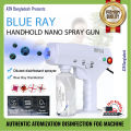Blue Ray Disinfectant Nano Spray Gun/Electornic Nano Disinfectant Hand Sanitiser Spray Mist Gun. 