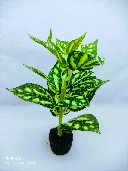 Artificial%20Leaves%20&%20Plant%209inc%20In%20plastic%20Pot%20For%20Office%20Decoration,jime%20shops%20flowers%20-%20Image%203