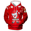 Christmas Hoodie 3D Santa Claus Hooded Sweater Pullovers Men Xmas Gifts Unisex Christmas Daily New in Hoodies & Sweatshirts Tops. 