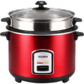 Vision RC-1.8L Single Pot Rice Cooker (REL-40-06 SS) - Red with Free Delivery.