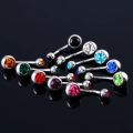 2/5/10PCS Crystal Belly Button Piercing Set Stainless Steel Zircon Belly Piercing Bulk Cz Navel Barbell Pack Piercing Ombligo. 