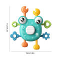 Crab Sensory Toys Fine Motor Skills Puzzle Stacking Toys BPA Free Early Educational Toy Cognitive Development for Kids Children MuXiaRe.