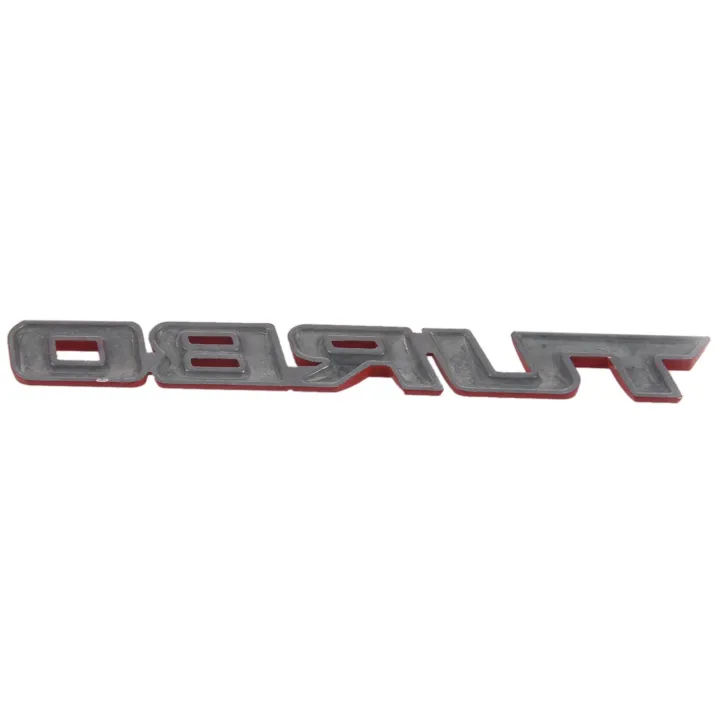 TURBO%20Universal%20Car%20Motorcycle%20Auto%203D%20Metal%20Decal%20Sticker,%20Red%20-%20Image%202