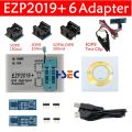 (NEW)Full Set EZP2019 High Speed USB SPI Programmer 12 adapter SOP8 test clip sop8/16 1.8V adapter socket flash bois 24 25 EEPROM. 