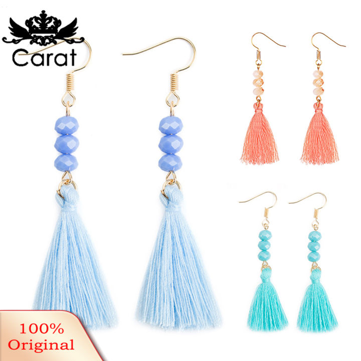 Bohemian%20rylic%20Bead%20Women%20Girls%20Tassel%20Hook%20Earrings%20Long%20Dangle%20Party%20Jewelry%20-%20Image%204