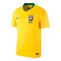 Polyester Short Sleeve Brazil Home Jersey – Yellow – 180 GSM.