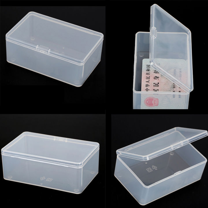 Square%20Plastic%20Clear%20Transparent%20With%20Lid%20Storage%20Box%20Collection%20Container%20Case%20NOVO%20-%20Image%205