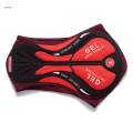 MTB Bike Underwear, Bicycle Undershorts Briefs ' Padded Cycling Shorts for Folding Bike Cycling Accessories , Deep Red XXXL.