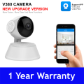 V380 IP Camera Security Camera 360 Degree Robotic WIFI IP Camera Online CCTV HD Mini CC Camera V380 PRO App Q6 PRO Upgrade Version - ips machine. 
