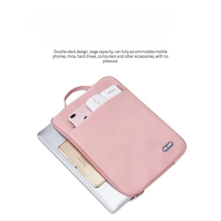 10-15.6%20Inch%20Laptop%20Bag%20Ultra-thin%20Student%20Computer%20Bag%20for%20Macbook%20Hp%20Lenovo%20Acer%20Dell%20Notebook%20Waterproof%20Inner%20Bag%20Case%20-%20Image%205