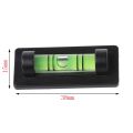 ​2pcs Liquid Level Indicator Mini Bubble Spirit Level 40x17x12mm For Daily Leveling With Magnet. 