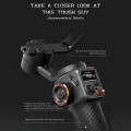 hohem iSteady M6 Kit 3-Axis Smartphone Gimbal Stabilizer with AI Vision Sensor and Fill Light Module - #2. 