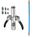Heavy-Duty Quick Release Grease Coupler NPTI/8 10000 PSI Two Press Easy to Oil Grease Injector. 