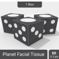 4 Box Planet Facial Tissue Square Box (60X2Ply) - Non dMart. 