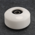 Skateboard Wheels with Bearings 52X30mm Street PU Wheels Skateboard Parts Cruiser Longboard Wheels (Set of 20) White.