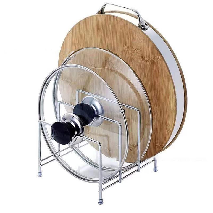 Multifunctional%20Kitchen%20Organizer%20Stainless%20Steel%20Pot%20Lid%20Holder%20Cutting%20Board%20Storage%20Rack%20Modern%20Kitchen%20Organizer%20-%20Image%208