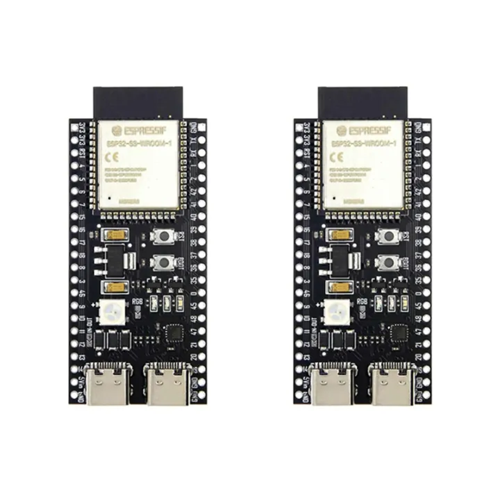 2X ESP32 ESP32-S3 WiFi+Bluetooth IoT Dual Type-C Development Board Core Board ESP32-C6-DevKitC-1 Development Board