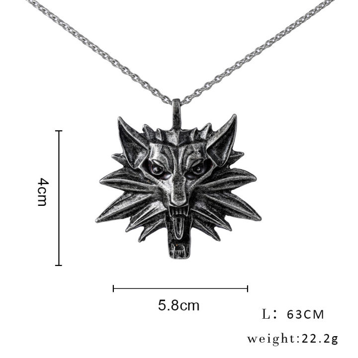Cross-border%20European%20and%20American%20game%20The%20Witcher%203%20peripherals%20witcher%20wolf%20head%20pendant%20stainless%20steel%20necklace%20retro%20men's%20accessories%20wholesale%20-%20Image%204