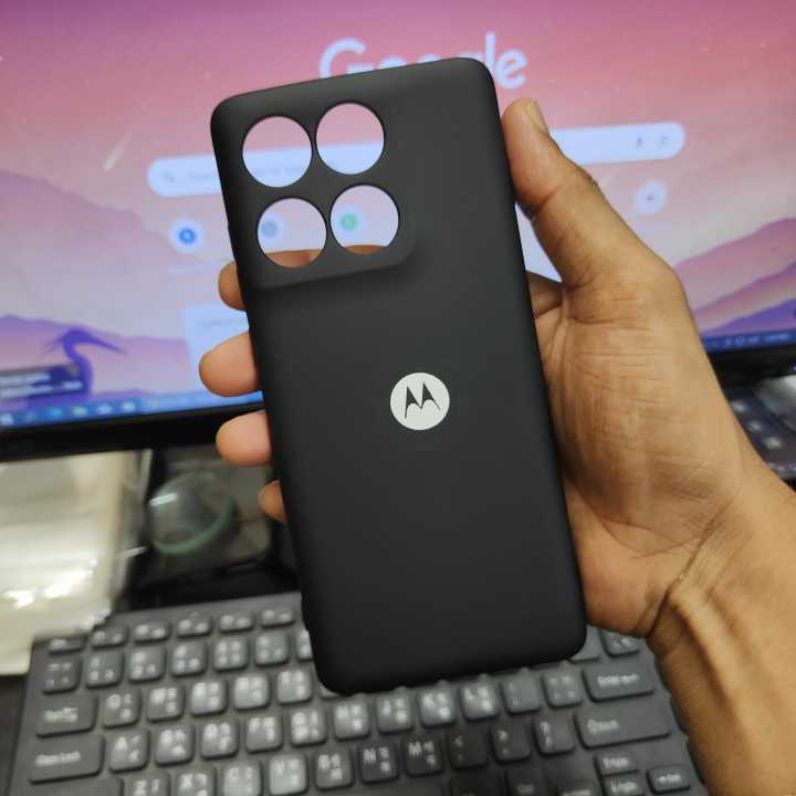 Motorola Edge 60 Liquid Silicone Back Cover – Skin-Friendly Soft Touch ...