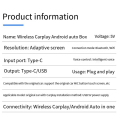 USB 2 in 1 Wireless Carplay Android Adapter Wireless Adapter Car Adapter Convert Wired Android Auto to Wireless. 