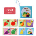 Mini Baby Book Soft Development Cloth Books Educational Montessori Toys Sensory Fabric Books for Babies Newborns 0 12 Months MuXiaRe. 