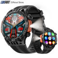 LOKMAT ZEUS 6 PRO smartwatch Bluetooth call flashlight waterproof smartwatch 1.46 "screen compass sports and fitness tracker. 