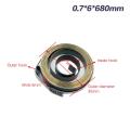 1Pc 0.7-1.5 Thickness 680-1540mm Length Spiral Flat Wire Coil Torsion Spring Constant Force Extension Springs Bench Drill Scroll Spring Nicle. 