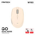 FANTECH GO W193 DUAL MODE WIRELESS BLUETOOTH Mouse With 2.4 GHz Wireless Connection Adjustable DPI 1600 Ergonomic Design For Gaming Gammer Office Home AA Battery Included.