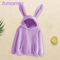 Women Solid Color Hoodie Cozy Bunny Ear Hoodie for Women Soft Warm Fall Winter Hooded Top Women Hoodie.